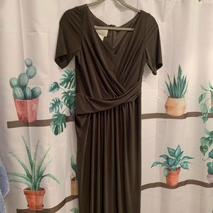BHLDN size 6 green dress
